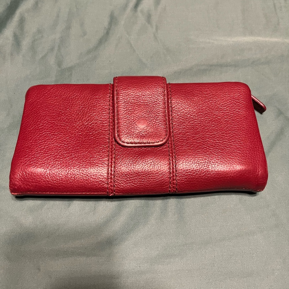 Leather Fossil Wallet - image 2